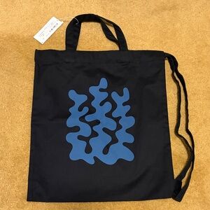 nanamica black tote bag 100% organic cloth